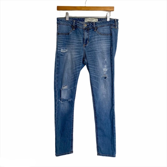 Abercrombie & Fitch distressed jeans size 6 - Picture 3 of 7